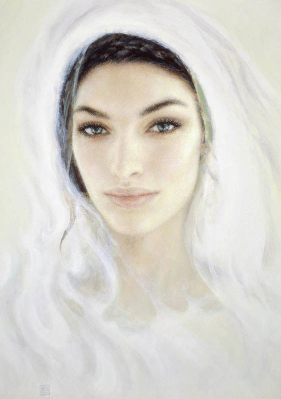 Portrait of the face of Our Lady, illuminated by the Divine Will © 2021 Cameron Smith